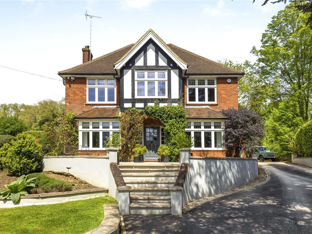 5 bed detached house for sale in Crondall Lane, Dippenhall, Farnham