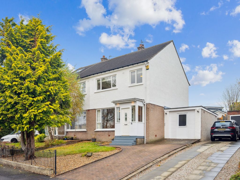 3 bed semidetached house for sale in Breadie Drive, Milngavie, East