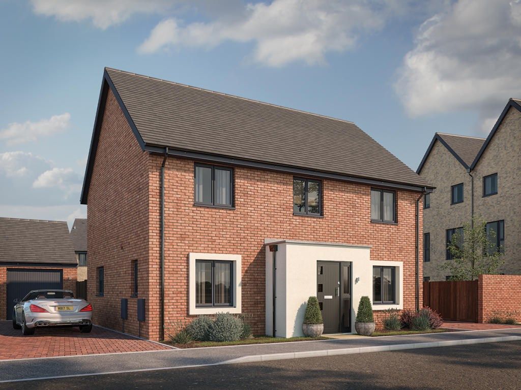 New home, 4 bed detached house for sale in Sayer Drive, Alconbury Weald