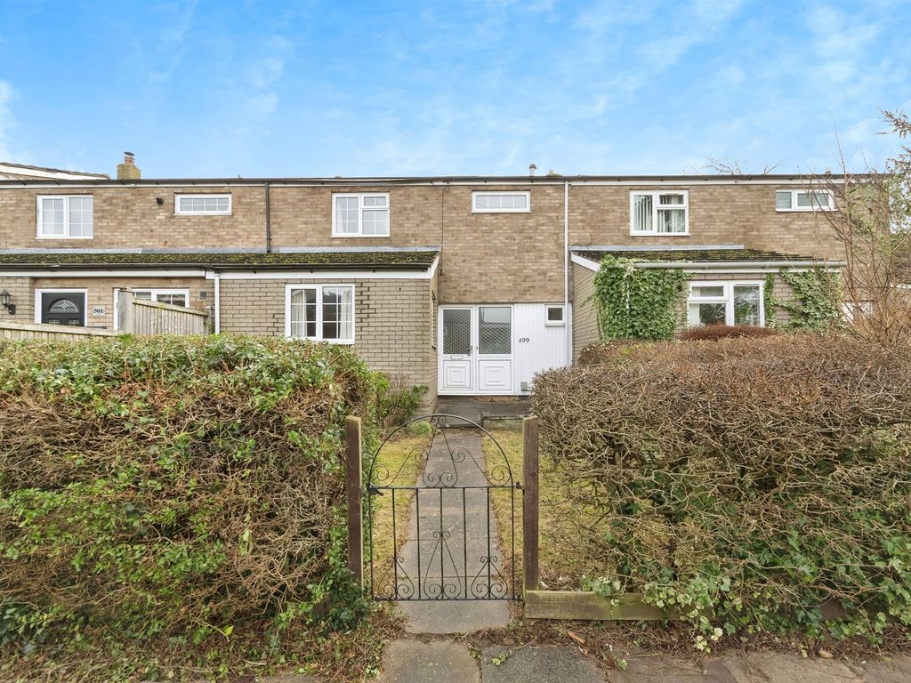 3 bed terraced house for sale in Lonsdale Road, Stevenage SG1, £300,000