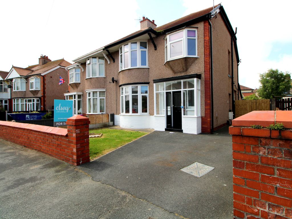 3 bed semidetached house for sale in Elm Grove, Rhyl, Denbighshire