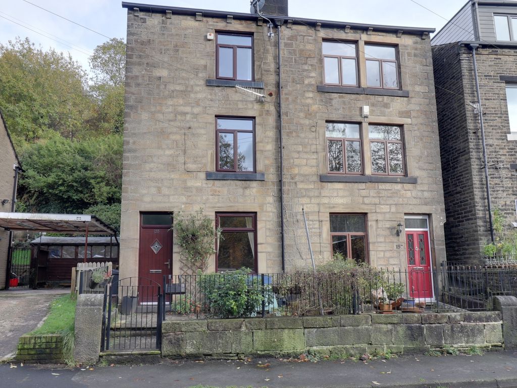 1 bed terraced house for sale in Knowlwood Road, Todmorden OL14, £