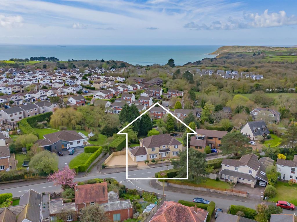 5 bed detached house for sale in Murton Lane, Newton, Swansea SA3, £