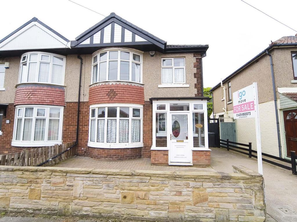 3 bed semidetached house for sale in Glentower Grove, Seaton Carew