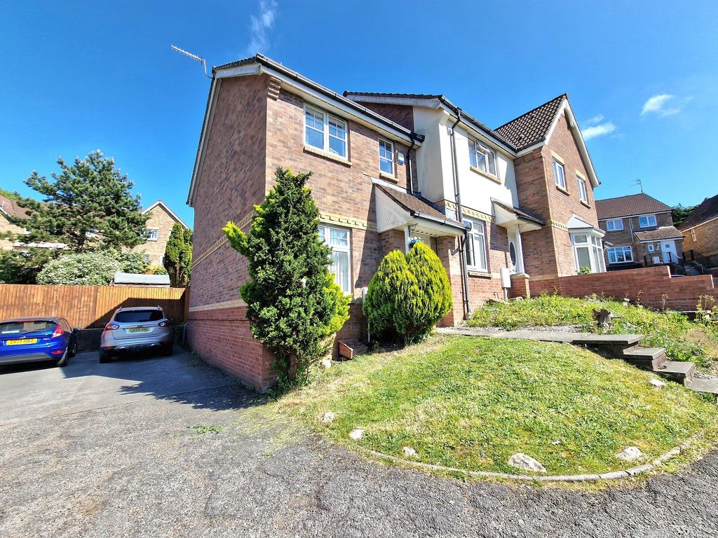 2 bed semidetached house for sale in Meadow Walk, Brackla, Bridgend