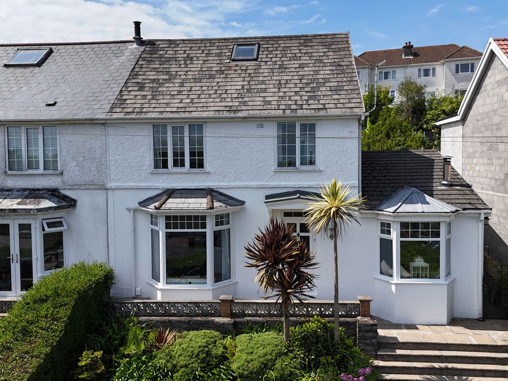 3 bed semidetached house for sale in Riversdale Road, Swansea SA3, £