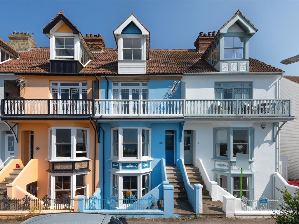 5 bed terraced house for sale in Wave Crest, Whitstable CT5, £1,150,000