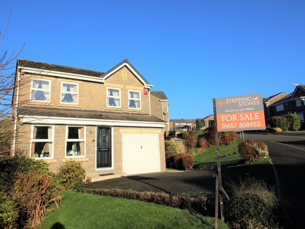 4 bed detached house for sale in Tavern Road, Hadfield, Glossop SK13, £