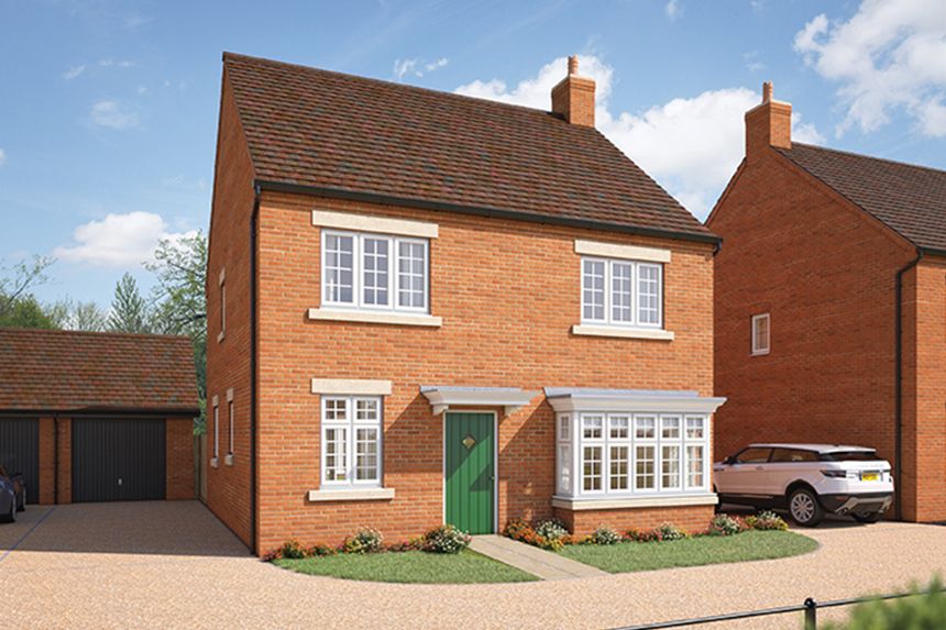 New home, 4 bed detached house for sale in "The Aspen" at Towcester