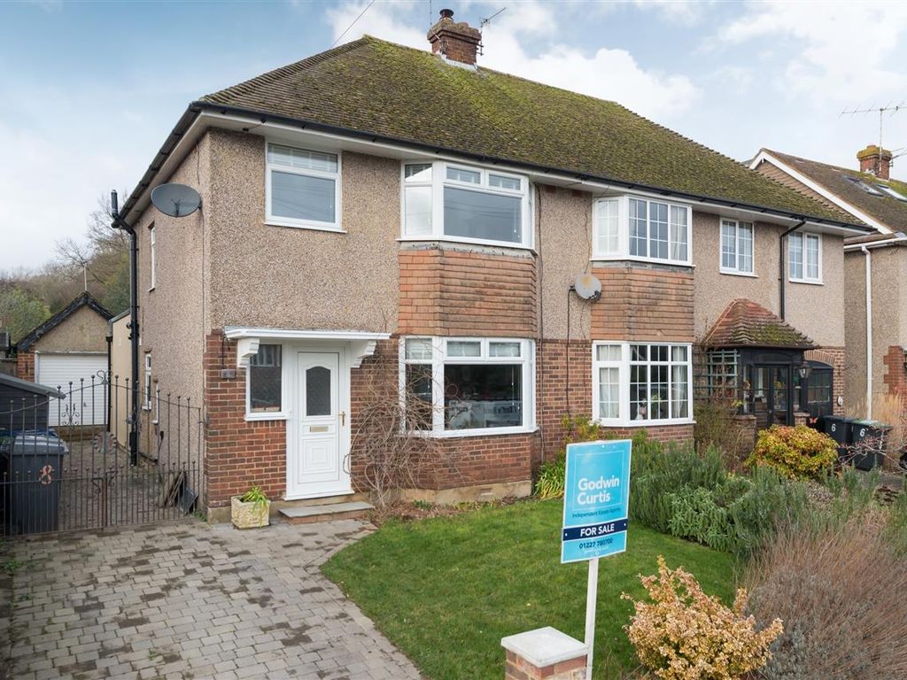 3 bed semidetached house for sale in Hillside Avenue, Canterbury CT2