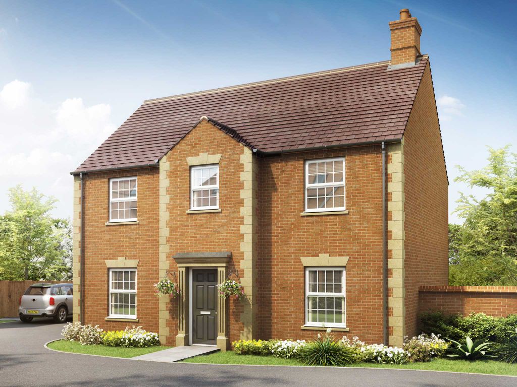 New home, 4 bed detached house for sale in "The Syresham" at Aintree