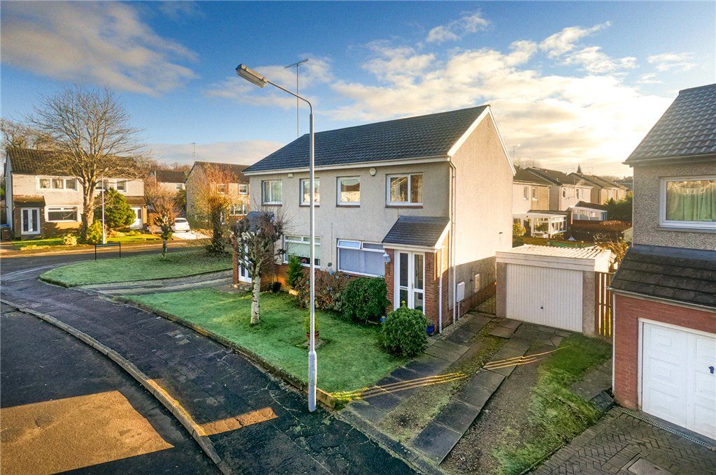 3 bed semidetached house for sale in Maybole Crescent, Newton Mearns, Glasgow, East