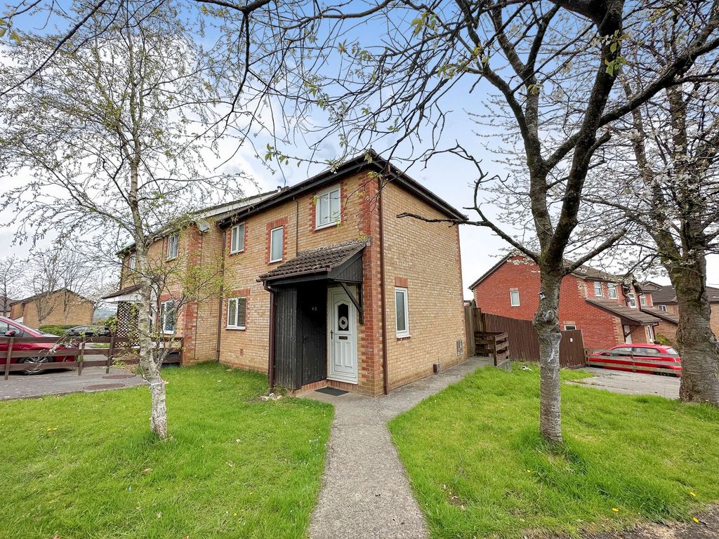 3 bed end terrace house for sale in Oak Tree Court, Brackla, Bridgend