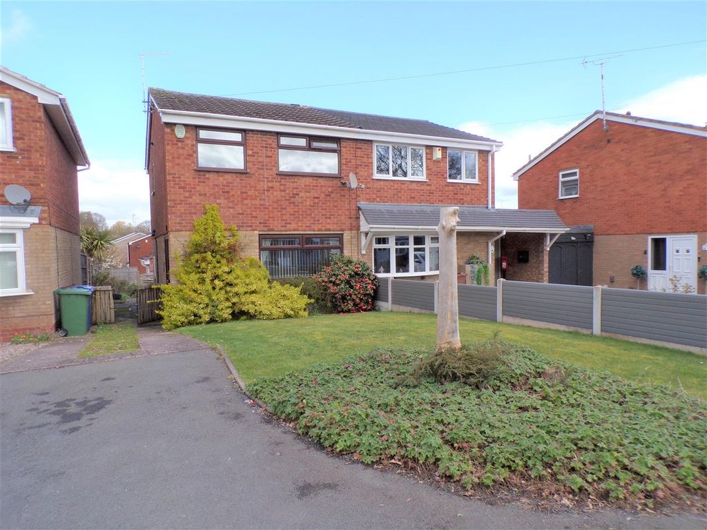 3 bed semidetached house for sale in Woodheyes Lawns, Rugeley WS15