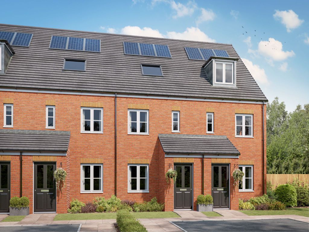 New home, 3 bed terraced house for sale in "The Braunton" at Wardley