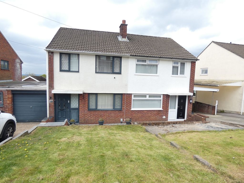 3 bed semidetached house for sale in Woodview, Cimla, Neath . SA11, £