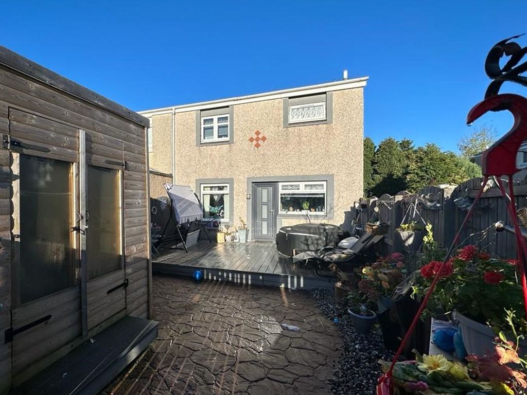 3 bed end terrace house for sale in Abbotsford Road, Chapelhall ML6, £