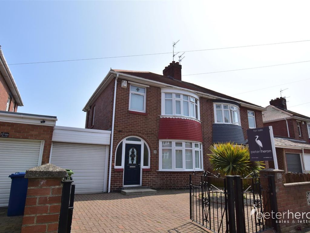 3 bed semidetached house for sale in West Grange, Fulwell, Sunderland