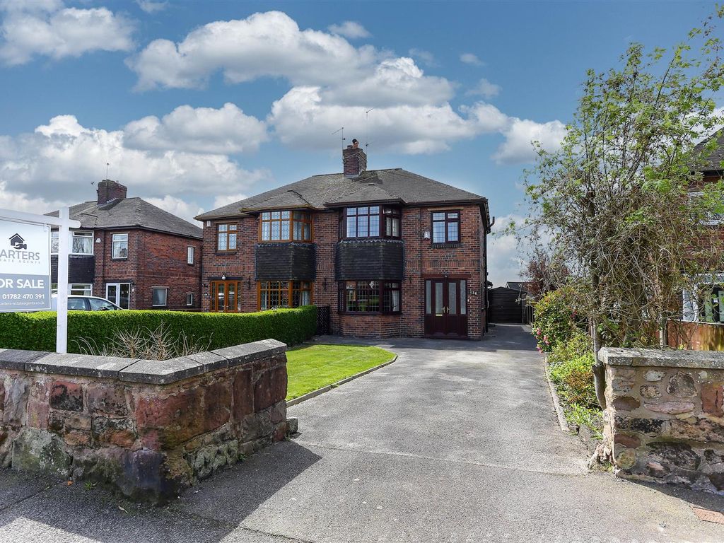 3 bed semidetached house for sale in Park Lane, Knypersley, StokeOn