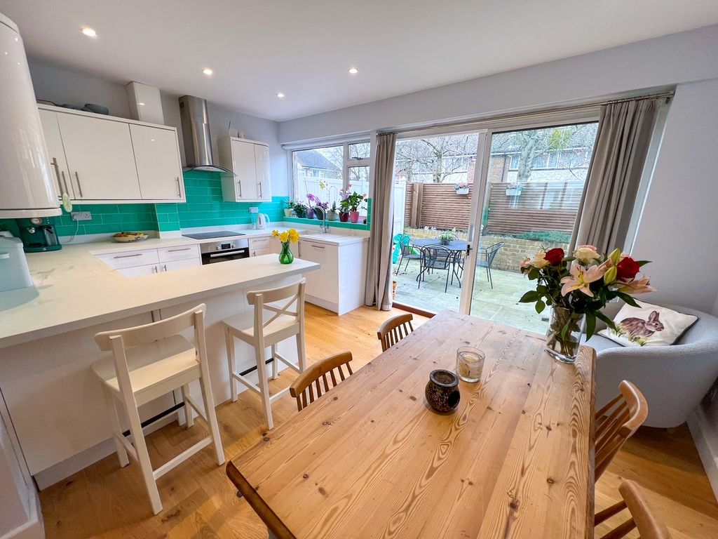 3 bed terraced house for sale in Tufton Gardens, West Molesey KT8, £