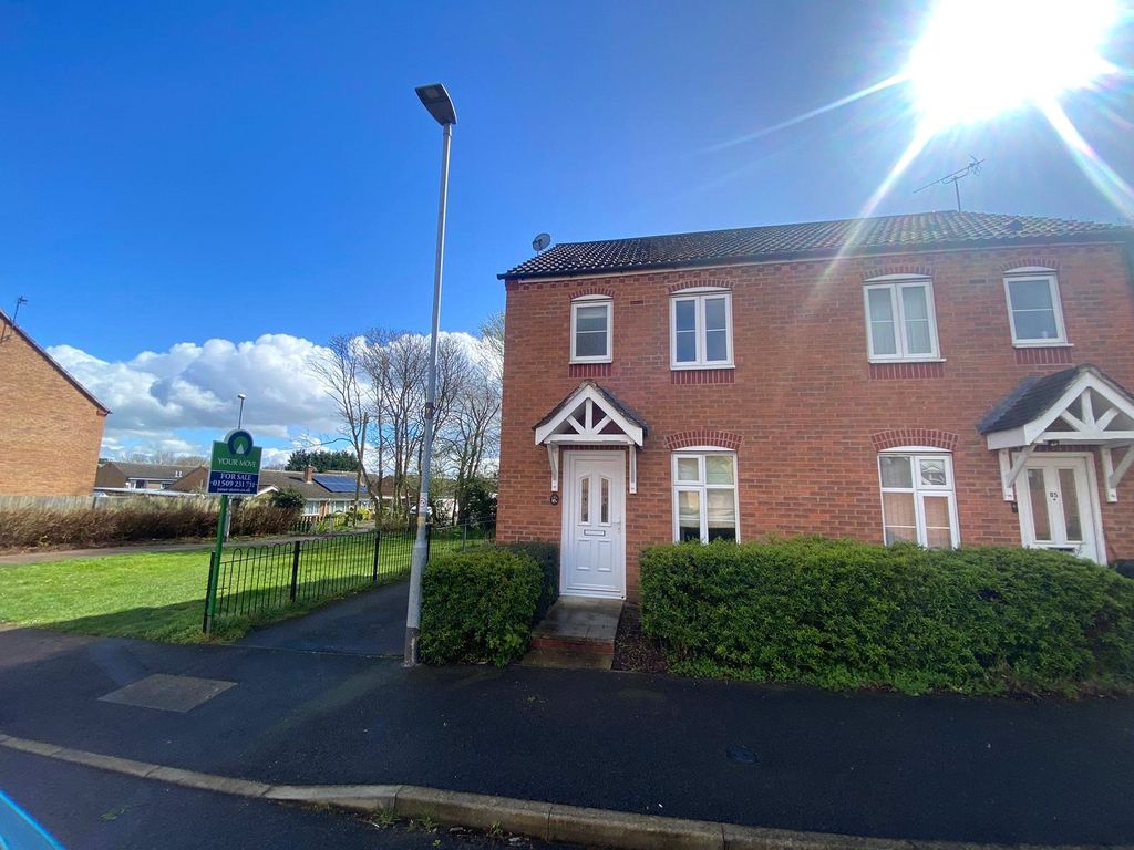 2 bed semidetached house for sale in Darwin Crescent, Loughborough