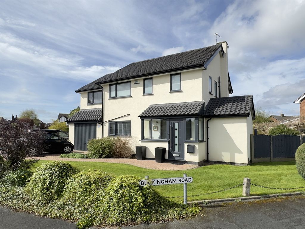 3 bed detached house for sale in Queensway, Poynton, Stockport SK12, £