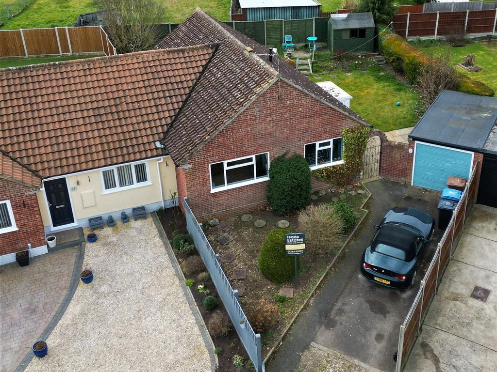 2 bed semidetached bungalow for sale in Whitlands, Glemsford, Sudbury