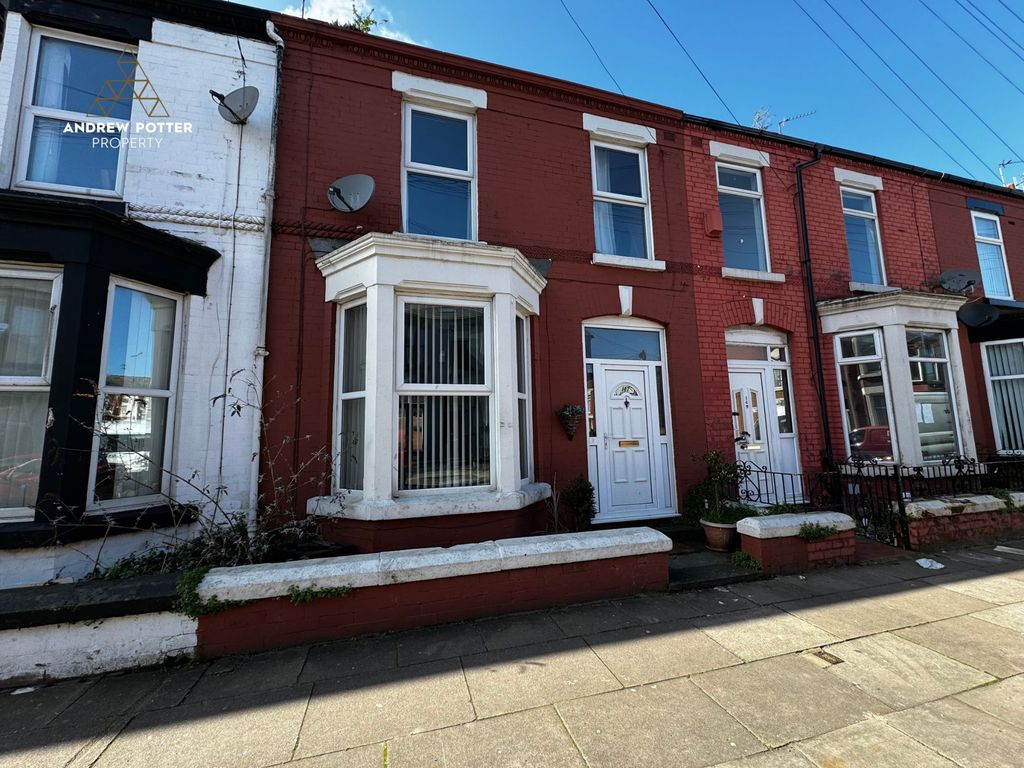 3 bed terraced house for sale in Alderson Road, Wavertree, Liverpool