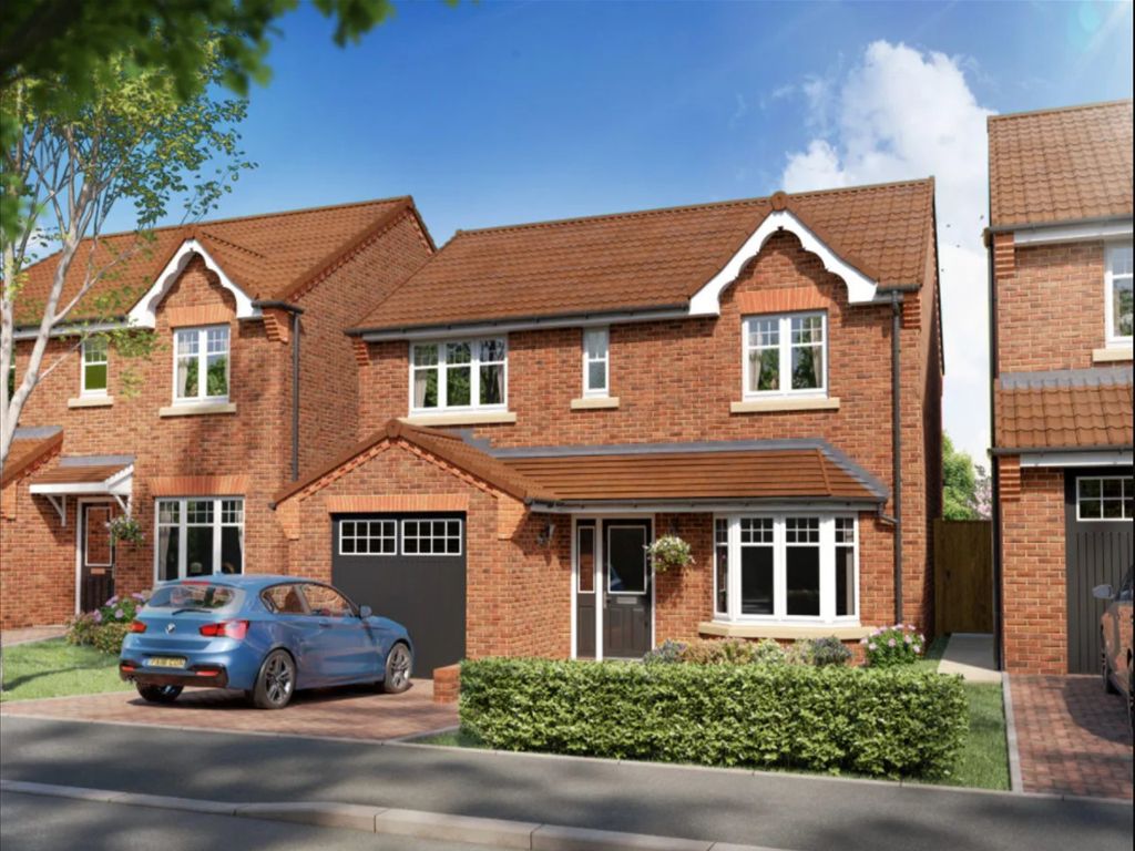 New home, 4 bed detached house for sale in Thorpe Meadows Chesterfield