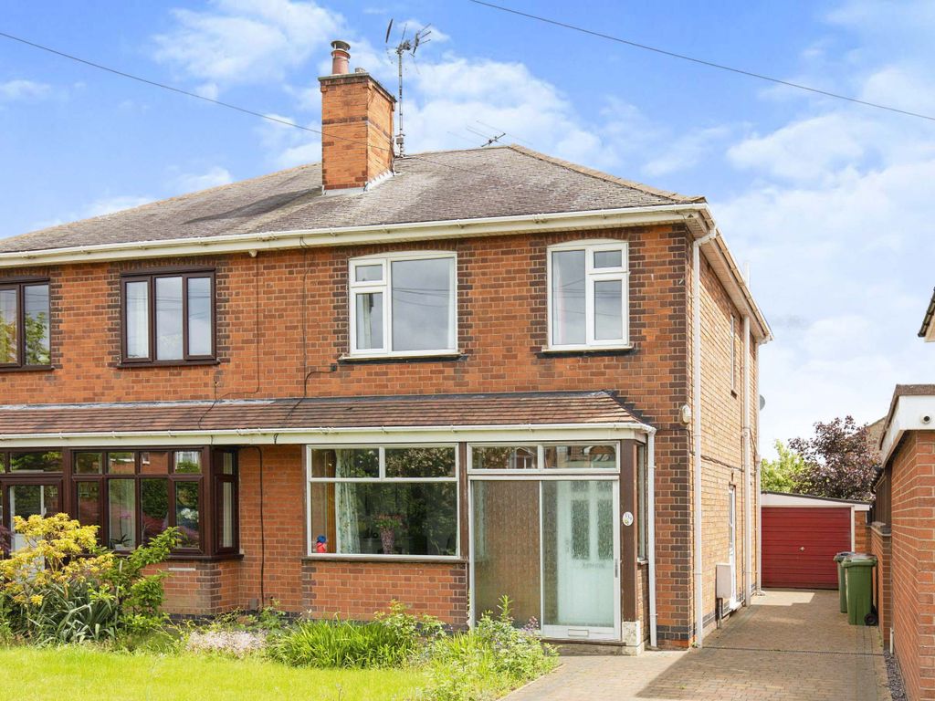 3 bed semidetached house for sale in Little Glen Road, Glen Parva