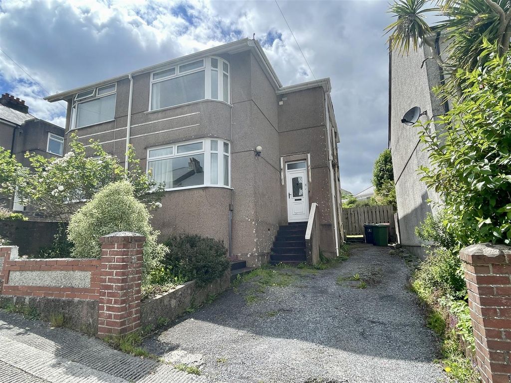 3 bed semidetached house for sale in Hollycroft Road, Plymouth PL3, £