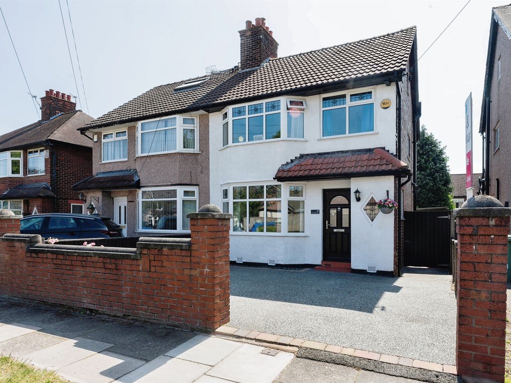 3 bed semidetached house for sale in Townfield Lane, Bebington, Wirral