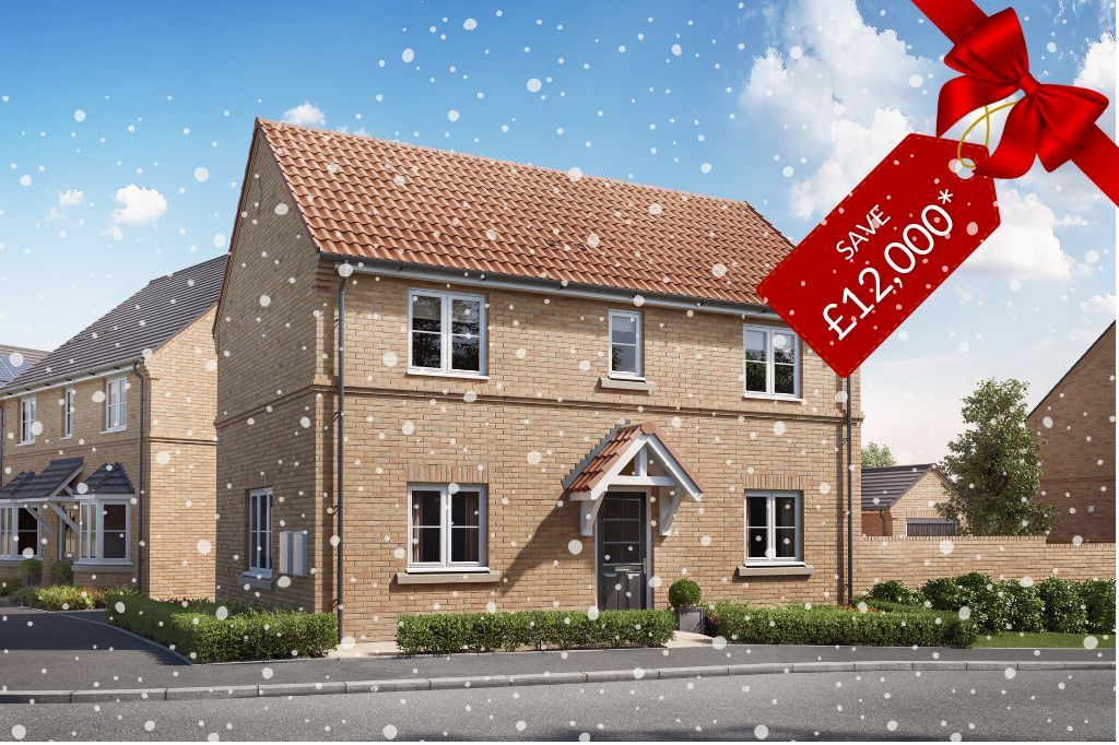 New home, 3 bed detached house for sale in Deer Park Way, Peterborough