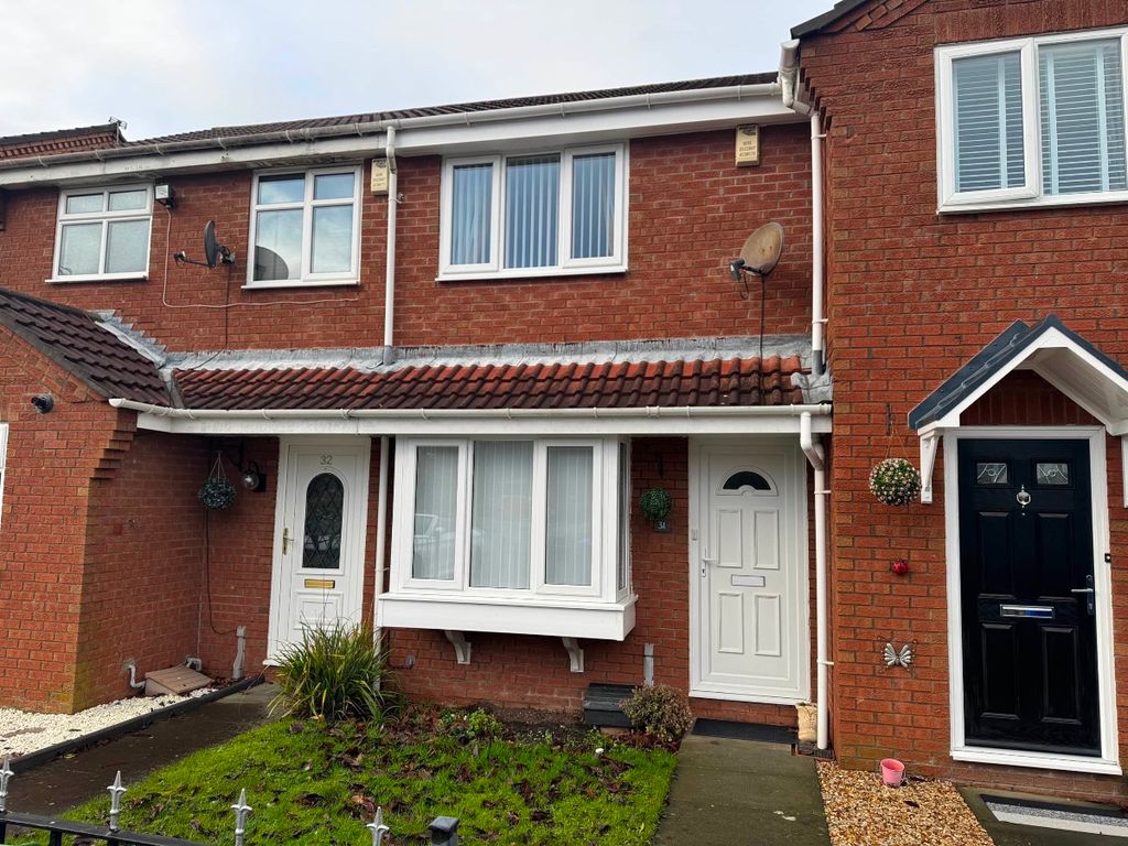 2 bed terraced house to rent in Drybeck Court, Cramlington NE23, £695