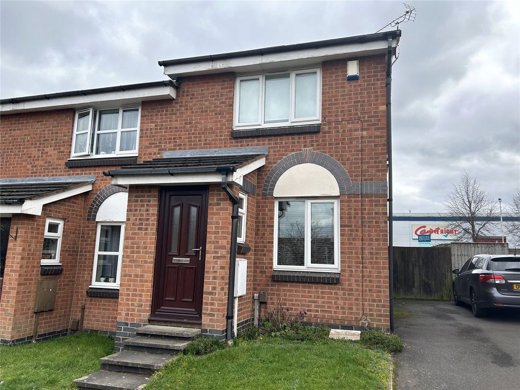2 bed semidetached house for sale in Armitage Close, Loughborough