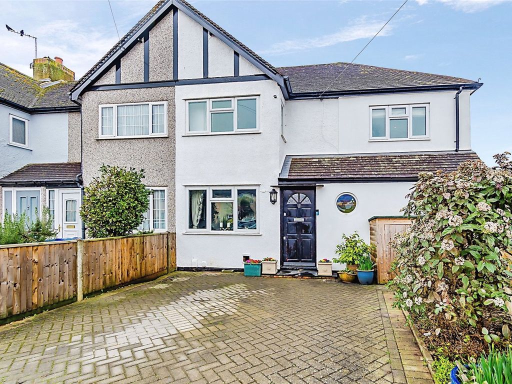 3 bed end terrace house for sale in Clippesby Close, Chessington KT9, £