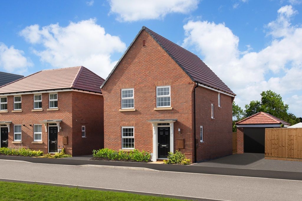New home, 4 bed detached house for sale in "Ingleby" at Bourne Road