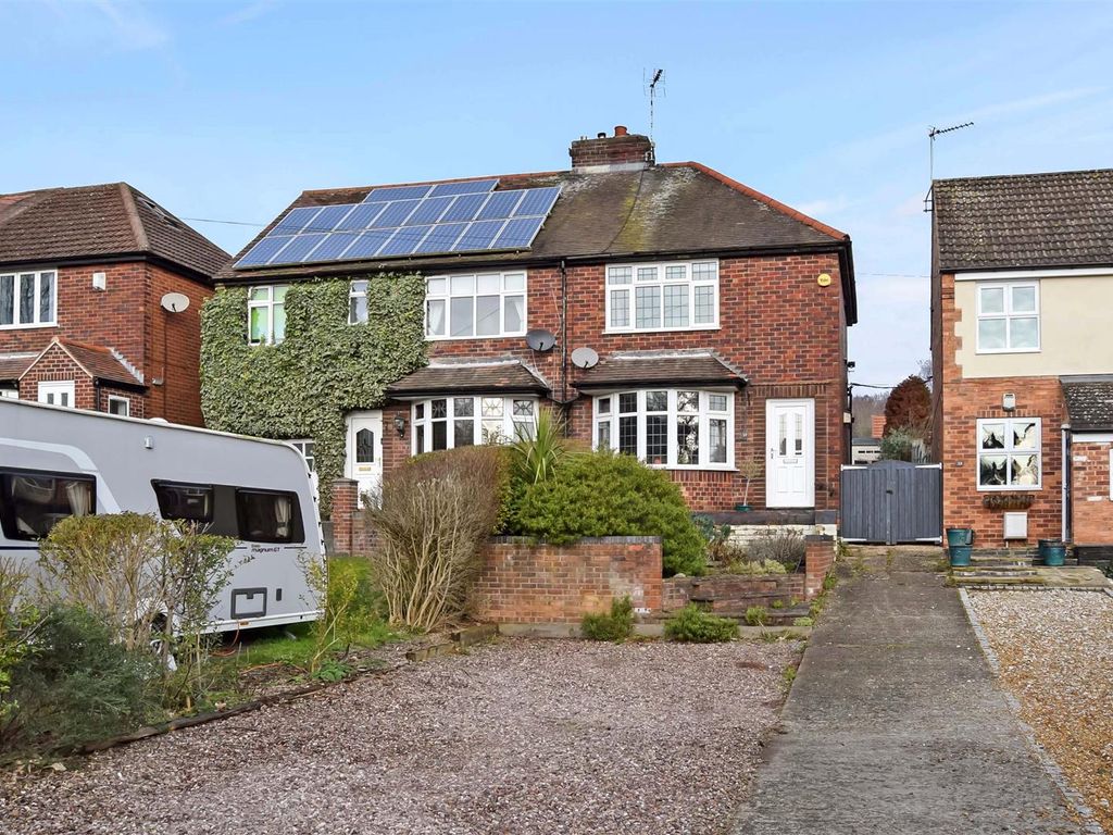 2 bed semidetached house for sale in Main Road, Ravenshead, Nottingham