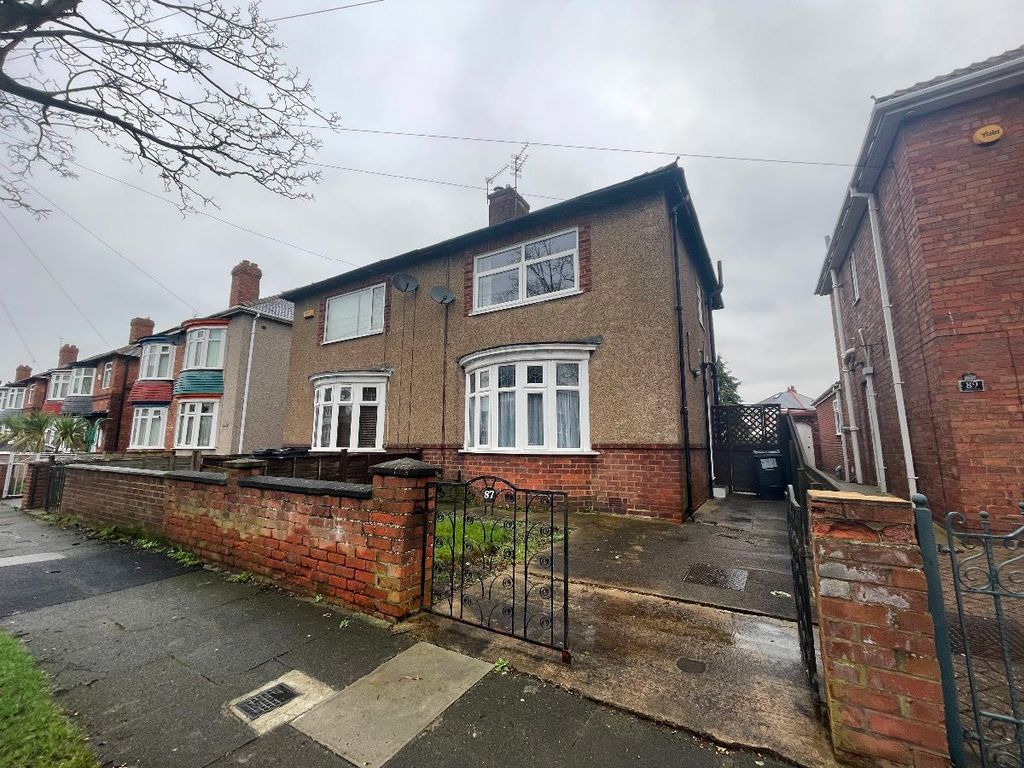 2 bed semidetached house to rent in Brankin Drive, Darlington DL1, £