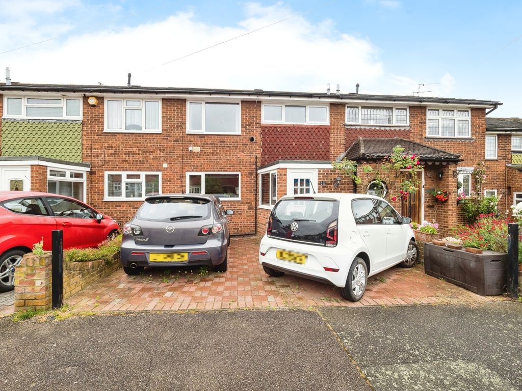 3 bed terraced house for sale in Udall Gardens, Romford, Essex RM5, £
