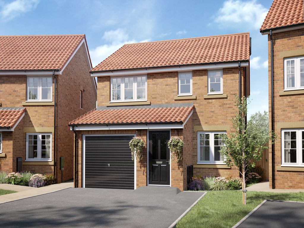 New home, 3 bed detached house for sale in "The Rufford" at Welbeck