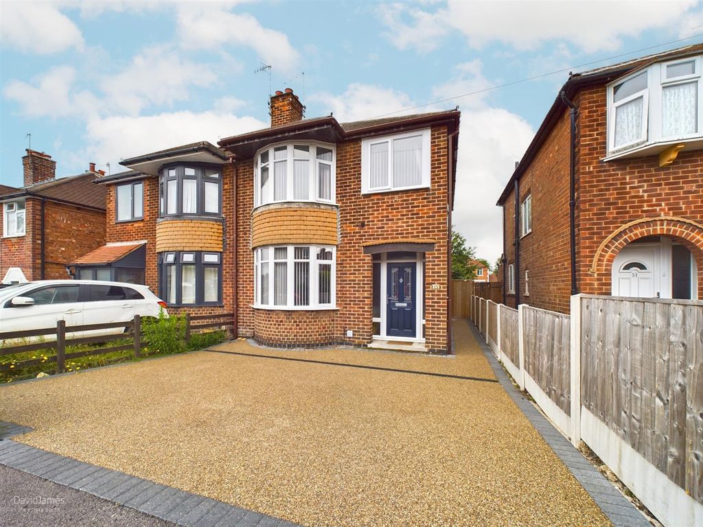 3 bed semidetached house for sale in Brora Road, Bulwell, Nottingham
