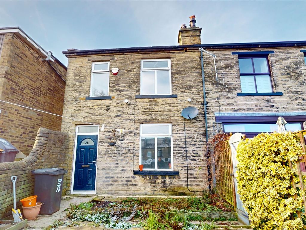 2 bed terraced house for sale in Shelf Hall Lane, Shelf, Halifax HX3, £