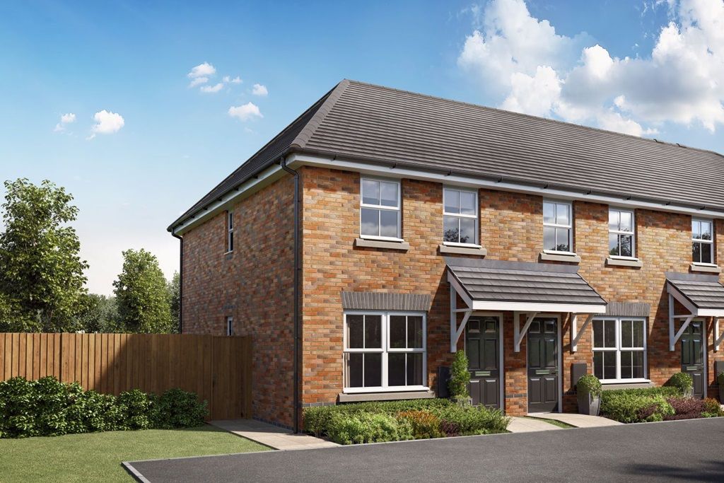 New home, 2 bed end terrace house for sale in "Ollerton" at Cordy Lane