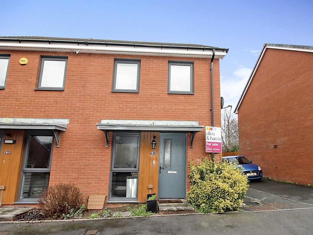 2 bed semidetached house for sale in Bartley Wilson Way, Cardiff CF11