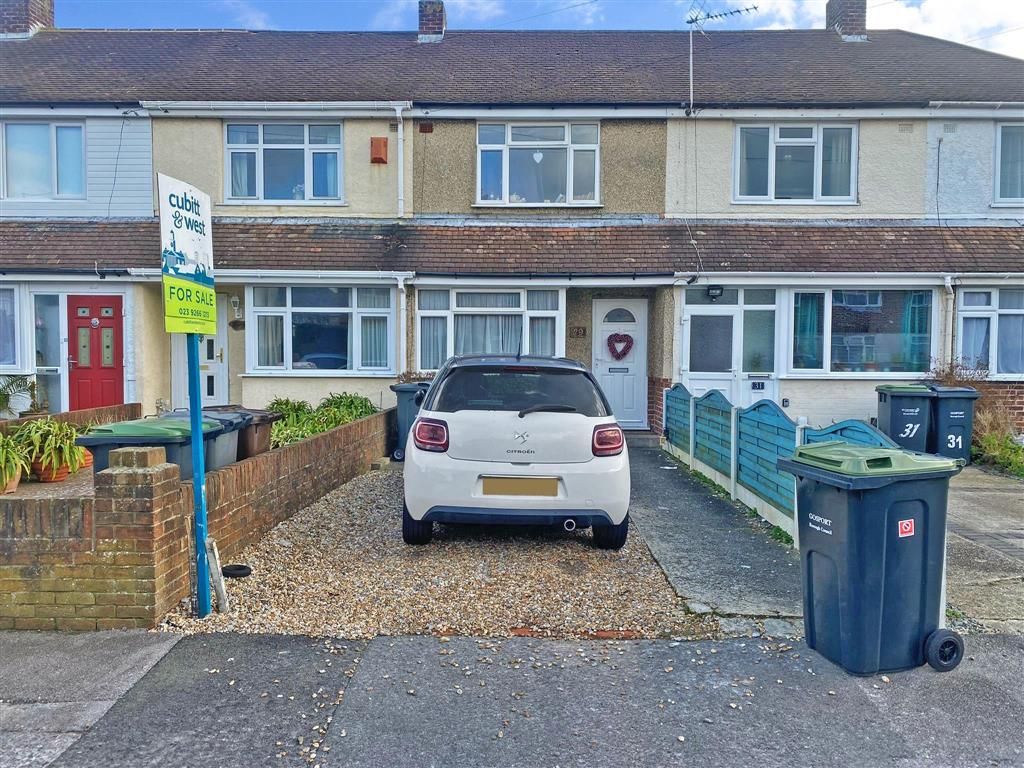 2 bed terraced house for sale in Shalbourne Road, Gosport, Hampshire