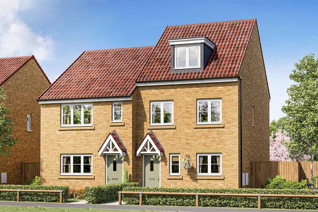 New home, 3 bed property for sale in "The Bamburgh" at Foxby Hill