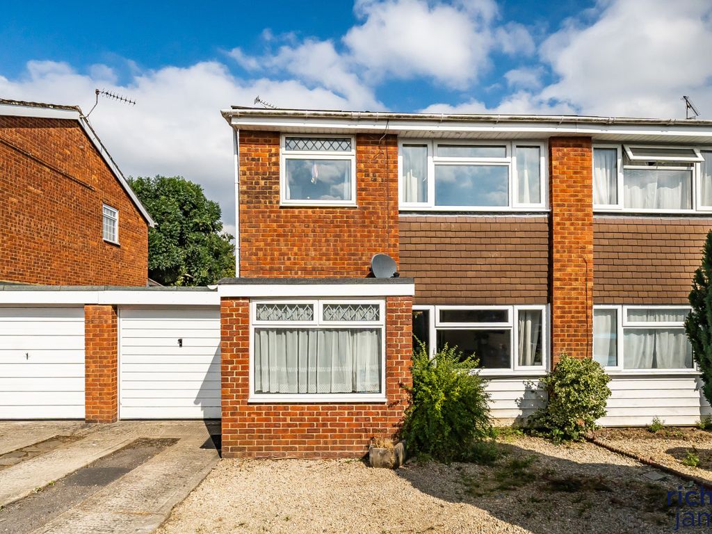 3 bed semidetached house for sale in Carroll Close, Liden, Swindon, Wiltshire SN3, £265,000