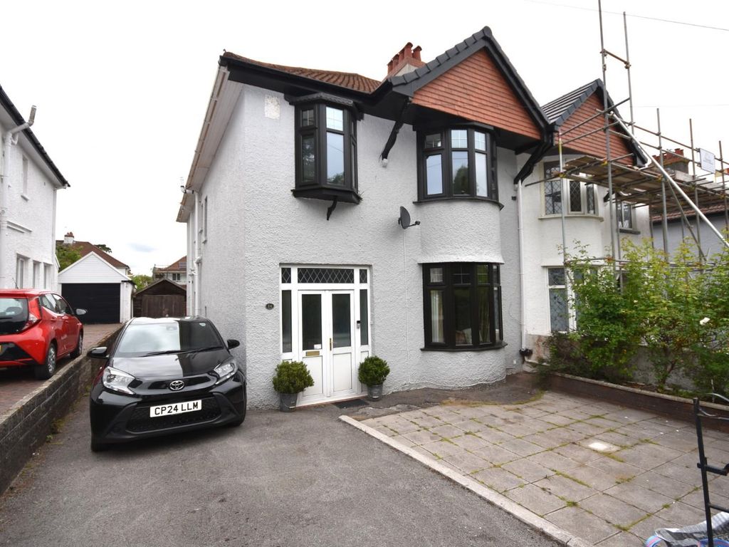 4 bed semidetached house for sale in Norton Road, Mumbles, Swansea SA3