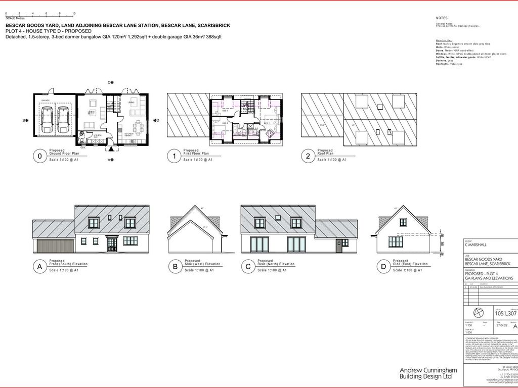 4 bed detached house for sale in Bescar Station, Bescar Lane